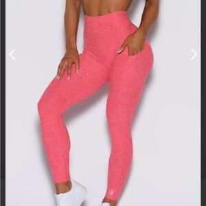 Bombshell Pink Sports Leggings Size S